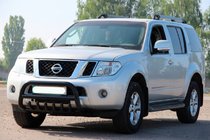 Nissan Navara 2006-2015 Pare-buffle WT008 Noir (Inox) photo 1