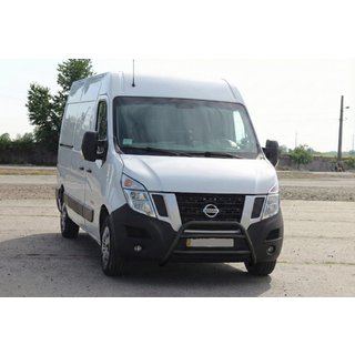 Pare-buffle WT018 Noir (Inox) Opel Movano 2010-2021 photo 1