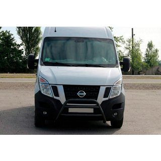 Pare-buffle WT018 Noir (Inox) Opel Movano 2010-2021 photo 3