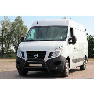 Pare-buffle WT018 Noir (Inox) Opel Movano 2010-2021 photo 2