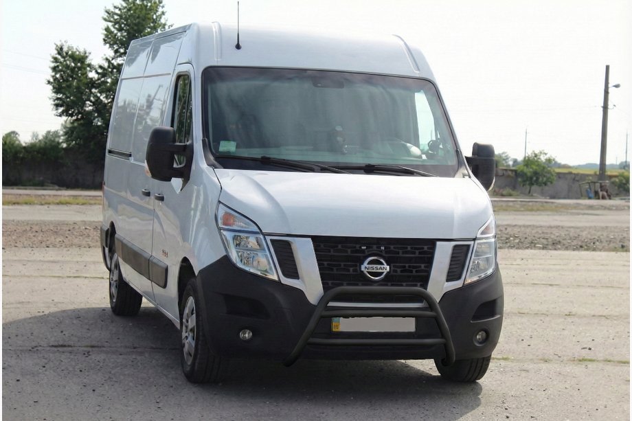 Opel Movano 2010-2021 Pare-buffle WT018 Noir (Inox) Image