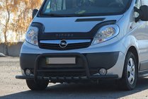 Renault Trafic 2001–2015 Arceau de protection avant Exclusive Black (inox) photo 2