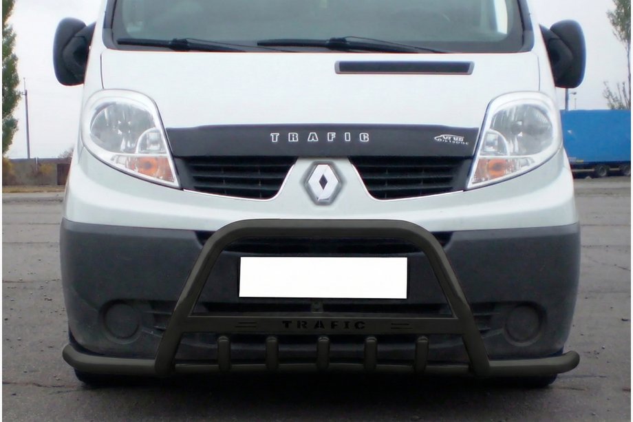 Renault Trafic 2001–2015 Arceau de protection avant Exclusive Black (inox) Image