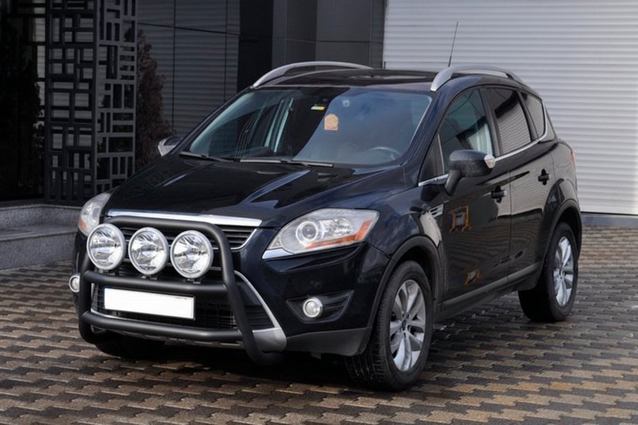 Ford Kuga 2008-2013 Pare-buffle WT018 Noir (Inox) Image