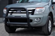 Ford Ranger 2011–2022 Protection Avant WT018 Noir (Inox) photo 3
