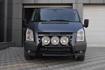 Ford Transit 2000–2014 Pare-buffle WT018 Noir (2006-2014, Inox) photo 1