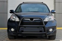 Honda CRV 2007-2011 Pare-buffle WT018 Noir (Inox) photo 2
