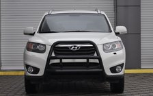 Hyundai Santa Fe 2 2006-2012 Pare-buffle WT018 Noir (Inox) photo 2