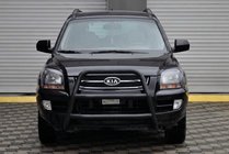 Kia Sportage 2004-2010 Pare-buffle WT018 Noir (Inox) photo 2
