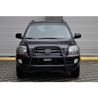 Pare-buffle WT018 Noir (Inox) Kia Sportage 2004-2010 photo 2