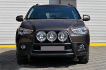 Mitsubishi ASX 2010-2023 Pare-buffle WT018 Noir (Inox) photo 2