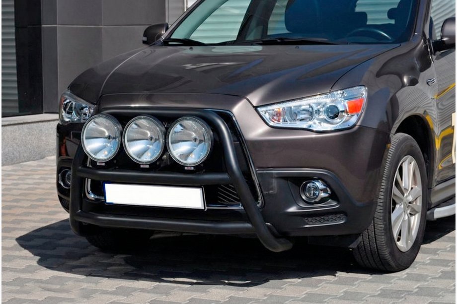 Mitsubishi ASX 2010-2023 Pare-buffle WT018 Noir (Inox) Image