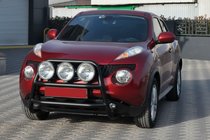 Nissan Juke 2010-2019 Pare-buffle WT018 Noir (Inox) photo 4