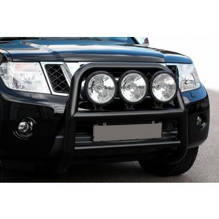 Pare-buffle WT018 Noir (Inox) Nissan Navara 2006-2015
