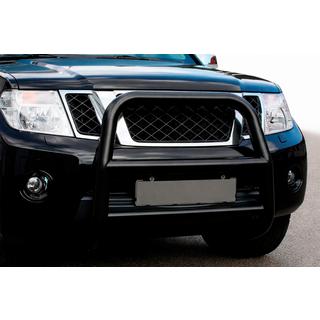 Pare-buffle WT018 Noir (Inox) Nissan Pathfinder R51 2005-2014