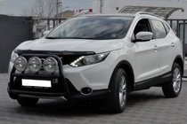 Nissan Qashqai 2014-2021 Pare-buffle WT018 Noir (Inox) photo 1