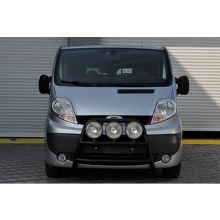 Pare-buffle WT018 Noir (Inox) Opel Vivaro 2001–2015 photo 1