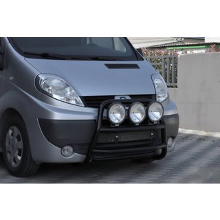 Pare-buffle WT018 Noir (Inox) Opel Vivaro 2001–2015 photo 4
