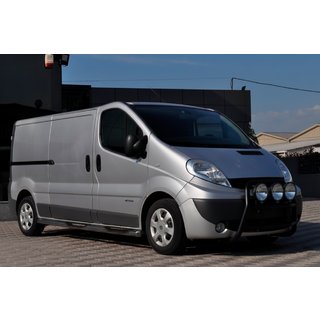 Pare-buffle WT018 Noir (Inox) Opel Vivaro 2001–2015 photo 3