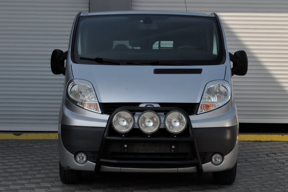 Opel Vivaro 2001–2015 Pare-buffle WT018 Noir (Inox) Image