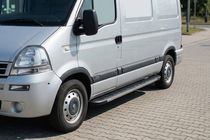Renault Master 1998-2010 Marchepieds Latéraux Duru (2 pcs, Aluminium) photo 1