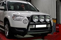 Skoda Yeti 2009-2017 Pare-buffle WT018 Noir (Inox) photo 2