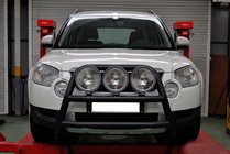 Skoda Yeti 2009-2017 Pare-buffle WT018 Noir (Inox) photo 3