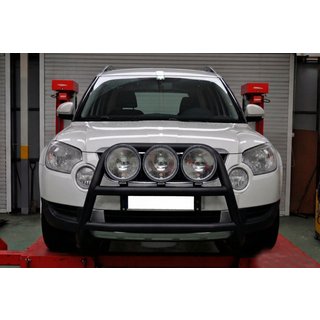 Pare-buffle WT018 Noir (Inox) Skoda Yeti 2009-2017 photo 3