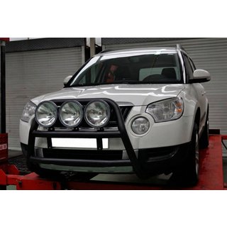 Pare-buffle WT018 Noir (Inox) Skoda Yeti 2009-2017 photo 4