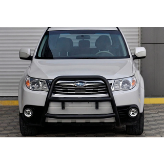 Pare-buffle WT018 Noir (Inox) Subaru Forester 2008-2013 photo 3