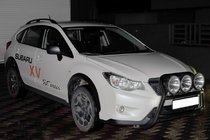 Subaru XV 2011-2017 Pare-buffle WT018 Noir (Inox) photo 2