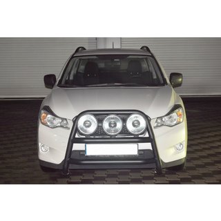 Pare-buffle WT018 Noir (Inox) Subaru XV 2011-2017 photo 1