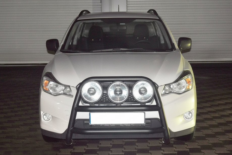 Subaru XV 2011-2017 Pare-buffle WT018 Noir (Inox) Image