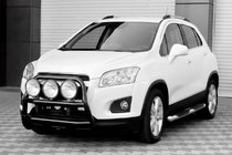 Chevrolet Trax 2012-2023 Barre Avant WT018 Noire (Inox) photo 4