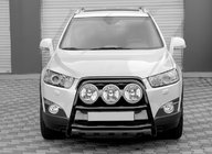 Chevrolet Trax 2012-2023 Barre Avant WT018 Noire (Inox) photo 1