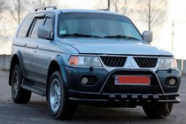 Mitsubishi Pajero Sport 1996-2007 Barre Avant ST015WT Noire (Inox) photo 3