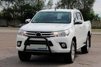 Toyota Hilux 2015- Barre Avant WT023 Noire (Inox) photo 2
