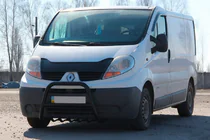 Renault Trafic 2001–2015 Pare-buffle QT-Spec Noir (Inox) photo 3