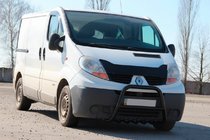 Opel Vivaro 2001–2015 Pare-buffle QT-Spec Noir (Inox) photo 2