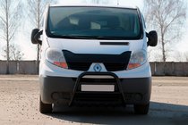 Opel Vivaro 2001–2015 Pare-buffle QT-Spec Noir (Inox) photo 1