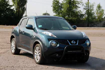 Nissan Juke 2010-2019 Pare-buffle QT012 Noir (Inox) photo 3