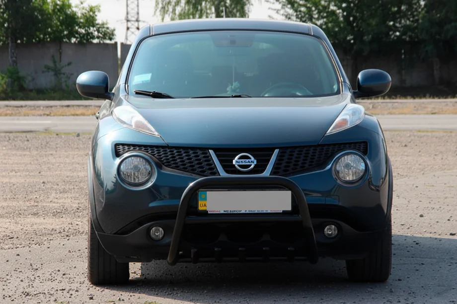 Nissan Juke 2010-2019 Pare-buffle QT012 Noir (Inox) Image