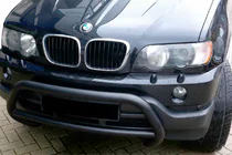 BMW X5 E53 1999–2006 Pare-buffle WT015 Noir (Inox) photo 1