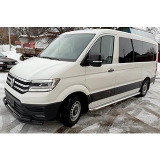 Barre Avant ST085 Noir (Inox) Volkswagen Crafter 2016- photo 1
