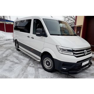 Barre Avant ST085 Noir (Inox) Volkswagen Crafter 2016- photo 2