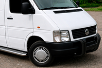 Volkswagen LT 1995-2006 Pare-buffle Kelebek WT011 Black (inox) photo 2