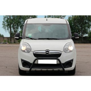 Pare-buffle Black (inox) Opel Combo 2012-2018 photo 1