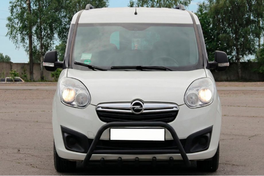 Opel Combo 2012-2018 Pare-buffle Black (inox) Image