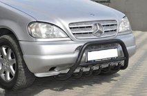Mercedes ML W163 1997-2005 Pare-buffle Black (inox) photo 5