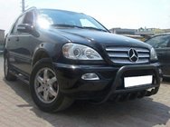 Mercedes ML W163 1997-2005 Pare-buffle Black (inox) photo 1